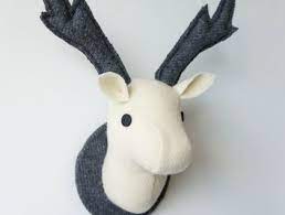 Stag Wall Mounted Hanging Faux