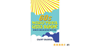 Answer this question about our latest pick, the fault in our stars by john green, for a chance to win a prize: where do hazel and augustus share their first kiss?submit your response on twitter with the hashtag #todaybookclub, and make su. 60s Music Trivia Quiz Book 380 Multiple Choice Quiz Questions From The 1960s Music Trivia Quiz Book 1960s Music Trivia Volume 1 Glover Clint Amazon Com Mx Libros