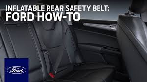 inflatable rear safety belt owner tips