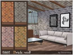 Sims 4 Cc Brick Wallpaper Sims Sims House