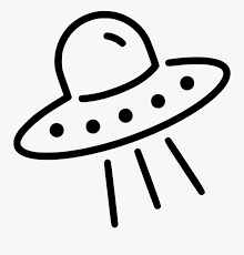 Star clipart black and white. Alien Spaceship Clipart Black And White Free Transparent Clipart Clipartkey