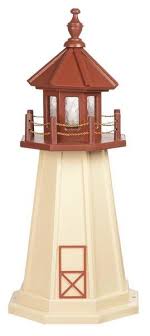 Custom Crafted Garden Lighthouse Cape