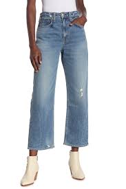 Rag Bone Maya High Rise Cropped Straight Jeans Regular Plus Size Nordstrom Rack