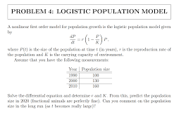 logistic population model