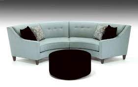 Curved Custom Fabric Sectional Sofa