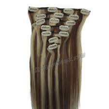 18 Inch 4 613 Clip In Remy Human Hair Extensions 9pcs