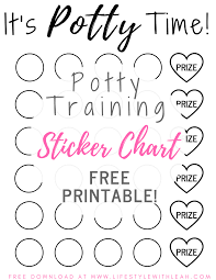 Get Your Free Potty Training Sticker Chart Printable Here