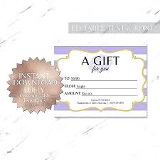 Printable Massage Gift Certificate Template Salon Word Pics Excel