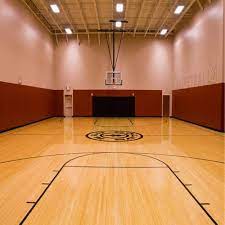 wooden basketball court flooring