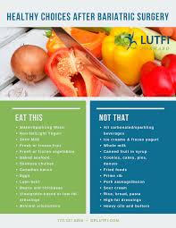 healthy choices after bariatric surgery