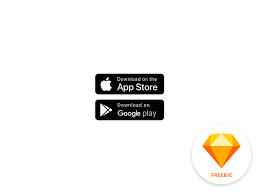 Apple And Google Play Store Badges Fluxes Freebies