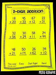 2 digit addition and subtraction