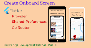 how to create an onboard screen in