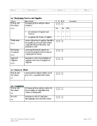 Iso 17025 Audit Checklist