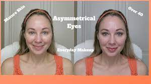 asymmetrical eyes everyday makeup
