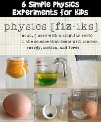 6 simple physics science experiments