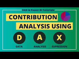 calculate contribution using dax in