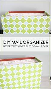 I've shared this one before in 5 inspiring mail organizers but i thought it was worth mentioning it again here. 34 Diy Mail Organizers