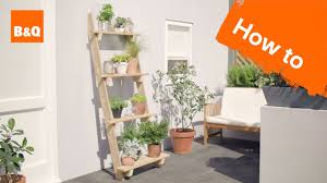 how to make a ladder planter you