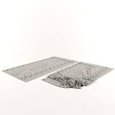folded carpet rug 3d model cgtrader