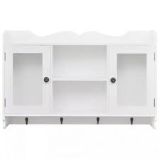 Entryway Wall Cabinet Display White