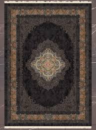 amina black persian rug
