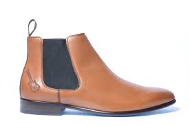 Boss hugo boss dart chelsea fully lined boot 24 230 р. High Grade Mens Chelsea Boots Made From Light Brown Full Grain Calf Leather