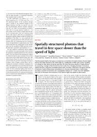 optics spatially structured photons