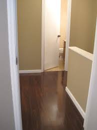 upstairs hallway flooring before and