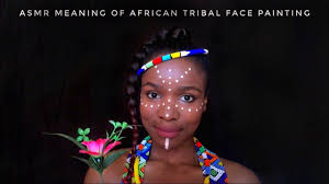 african tribal face painting whispered