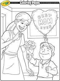 Do you ever think about how busy you were as a child? Mother S Day Coloring Page Crayola Com