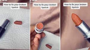 amazing hack for when your lipstick breaks