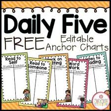 Daily Five Anchor Charts Daily Five Daily 5 Read To Self