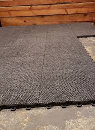 Carpet Tiles In Basement Basement