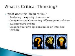Critical Thinking and Social Studies