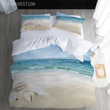 bedding sets ocean set beach printing