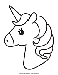 cute unicorn coloring page free