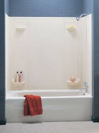 prefabricated stall or tiled shower