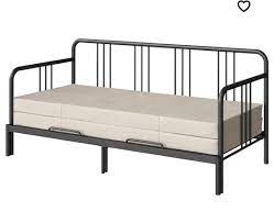 sofa bed metal frame with mattress