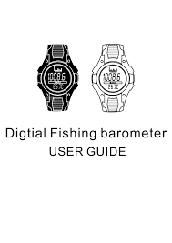 Digtial Fishing Barometer User Guide Manualzz Com