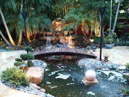 Zen Garden Waterfall And Pond