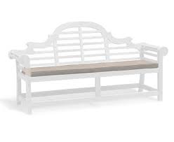 lutyens style 4 seater garden bench cushion