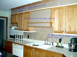 e above your kitchen cabinets