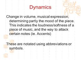 Music can be described as loud, or soft, or there could be gradual changes from loud to soft, or soft to loud, depending on the performer's interpretation of the music. Introduction To The Elements Of Music Ppt Download