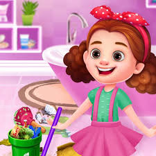 princess room cleaning play