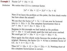 Factor A Polynomial Or An Expression