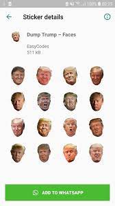 Donald Trump Stickers for WhatsApp ...