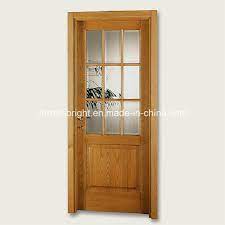 9 Lite Wood Single Glass Door Design