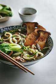 easy vegetable udon noodle soup le