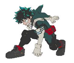 Looking for the definition of mha? Anime Embroidery Mha Deku Stride A G E Store Embroidery Patterns